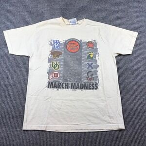 Vintage 2003 NCAA March Madness Final Four T-Shirt Mens Large White Tri-Lake Inc